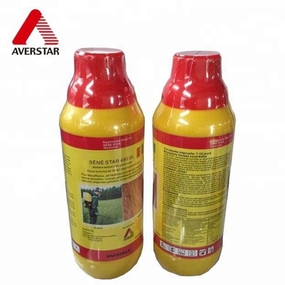 Glifosato 480 g/l SL IPA Herbicida líquido leve e salgado para controlo na indústria agrícola